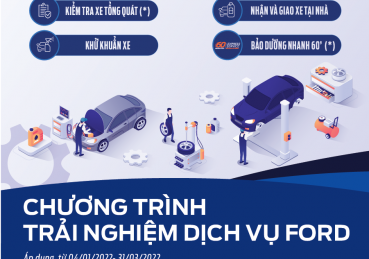 KHUYẾN MÃI DỊCH VỤ SỬA CHỮA BẢO DƯỠNG CẦN THƠ FORD